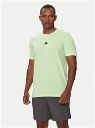 ΦΑΝΕΛΑΚΙ ΤΕΧΝΙΚΟ DESIGNED FOR TRAINING IS3813 ΠΡΑΣΙΝΟ SLIM FIT ADIDAS