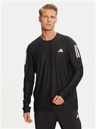 ΦΑΝΕΛΑΚΙ ΤΕΧΝΙΚΟ OWN THE RUN IN1486 ΜΑΥΡΟ REGULAR FIT ADIDAS από το MODIVO