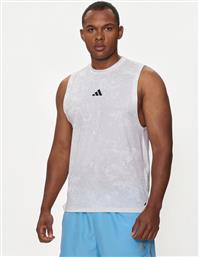 ΦΑΝΕΛΑΚΙ ΤΕΧΝΙΚΟ POWER WORKOUT IS3843 ΛΕΥΚΟ REGULAR FIT ADIDAS