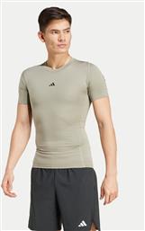 ΦΑΝΕΛΑΚΙ ΤΕΧΝΙΚΟ TECHFIT COMPRESSION JE6700 ΠΡΑΣΙΝΟ SLIM FIT ADIDAS