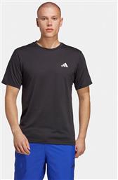 ΦΑΝΕΛΑΚΙ ΤΕΧΝΙΚΟ TRAIN ESSENTIALS IC7421 ΜΑΥΡΟ REGULAR FIT ADIDAS