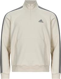 ΦΟΥΤΕΡ ESSENTIALS FLEECE 3-STRIPES 1/4-ZIP SWEATSHIRT ADIDAS