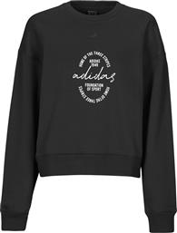 ΦΟΥΤΕΡ SIGNATURE GRAPHIC PRINT FLEECE LOOSE SWEATSHIRT ADIDAS