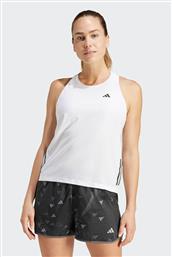 ΓΥΝΑΙΚΕΙΑ ΜΠΛΟΥΖΑ ΑΜΑΝΙΚΗ REGULAR FIT ''OWN THE RUN'' - IK7441 ΛΕΥΚΟ ADIDAS