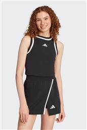 ΓΥΝΑΙΚΕΙΑ ΜΠΛΟΥΖΑ ΑΜΑΝΙΚΗ SLIM FIT ''ESSENTIALS COLOR POP CROP'' - JG4180 ΜΑΥΡΟ ADIDAS