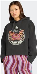 ΓΥΝΑΙΚΕΙΑ ΜΠΛΟΥΖΑ ΦΟΥΤΕΡ ΜΕ PRINT LOOSE FIT ''X FARM'' - JL8607 ΜΑΥΡΟ ADIDAS