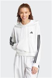 ΓΥΝΑΙΚΕΙΑ ΜΠΛΟΥΖΑ ΦΟΥΤΕΡ RELAXED FIT ''ESSENTIALS 3-STRIPES FRENCH TERRY'' - JN1948 ΛΕΥΚΟ ADIDAS