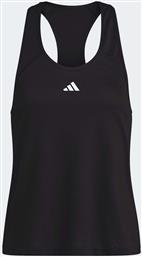 ΓΥΝΑΙΚΕΙΟ ΑΘΛΗΤΙΚΟ ΑΜΑΝΙΚΟ ΤΟΠ REGULAR FIT ''TRAIN ESSENTIALS MINIMAL BRANDING RACERBACK'' - IN9171 ΜΑΥΡΟ ADIDAS