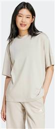 ΓΥΝΑΙΚΕΙΟ T-SHIRT LOOSE FIT ''ESSENTIALS CONTEMPORARY LOGO BOYFRIEND'' - JE0001 ΜΠΕΖ ADIDAS