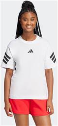 ΓΥΝΑΙΚΕΙΟ T-SHIRT REGULAR FIT ''FUTURE ICONS 3-STRIPES'' - JE0238 ΛΕΥΚΟ ADIDAS