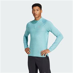 GYM+ TRAINING 3-STRIPES 1/4-ZIP LONG SLEEVE TEE (9000201448-81099) ADIDAS