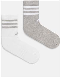 ΚΑΛΤΣΕΣ ESSENTIALS 2-PACK ΧΡΩΜΑ: ΑΣΠΡΟ, IY7819 ADIDAS