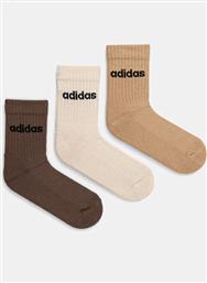 ΚΑΛΤΣΕΣ ESSENTIALS 3-PACK ΧΡΩΜΑ: ΜΠΕΖ, IZ0106 ADIDAS