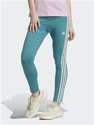 ΚΟΛΑΝ ESSENTIALS 3-STRIPES HIGH-WAISTED SINGLE JERSEY LEGGINGS IL3378 ΤΥΡΚΟΥΑΖ ADIDAS