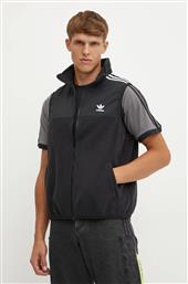 ΑΜΑΝΙΚΟ ΜΠΟΥΦΑΝ FLEECE VEST ΧΡΩΜΑ: ΜΑΥΡΟ, IZ4799 ADIDAS ORIGINALS