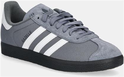 ΑΘΛΗΤΙΚΑ GAZELLE ΧΡΩΜΑ: ΓΚΡΙ, JR6294 ADIDAS ORIGINALS