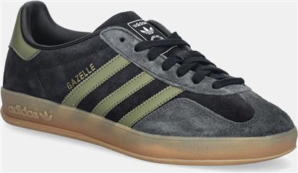 ΑΘΛΗΤΙΚΑ GAZELLE INDOOR ΧΡΩΜΑ: ΜΑΥΡΟ, JQ8399 ADIDAS ORIGINALS