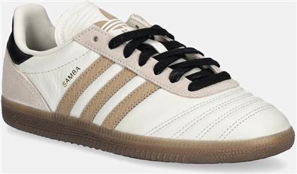 ΑΘΛΗΤΙΚΑ SAMBA JP ΧΡΩΜΑ: ΜΠΕΖ, JQ7824 ADIDAS ORIGINALS