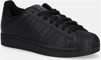 ΑΘΛΗΤΙΚΑ SUPERSTAR II ΧΡΩΜΑ: ΜΑΥΡΟ, JI0081 ADIDAS ORIGINALS
