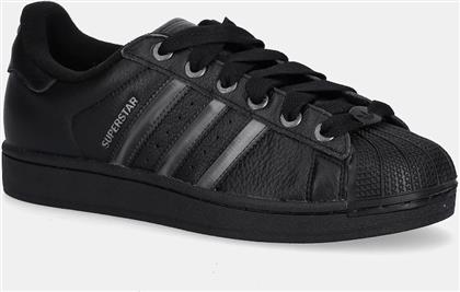 ΑΘΛΗΤΙΚΑ SUPERSTAR II ΧΡΩΜΑ: ΜΑΥΡΟ, JQ3914 ADIDAS ORIGINALS