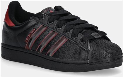 ΑΘΛΗΤΙΚΑ SUPERSTAR II ΧΡΩΜΑ: ΜΑΥΡΟ, JR7316 ADIDAS ORIGINALS
