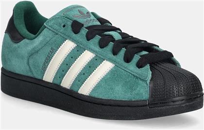 ΑΘΛΗΤΙΚΑ SUPERSTAR II ΧΡΩΜΑ: ΠΡΑΣΙΝΟ, JQ3219 ADIDAS ORIGINALS