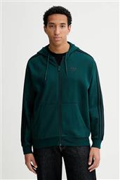 ΜΠΛΟΥΖΑ BAGGY ΧΡΩΜΑ: ΠΡΑΣΙΝΟ, ΜΕ ΚΟΥΚΟΥΛΑ, JX1549 ADIDAS ORIGINALS