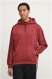 ΜΠΛΟΥΖΑ BAGGY HOODIE ΧΡΩΜΑ: ΚΟΚΚΙΝΟ, ΜΕ ΚΟΥΚΟΥΛΑ, JP1072 ADIDAS ORIGINALS