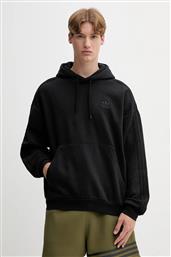 ΜΠΛΟΥΖΑ BAGGY HOODIE ΧΡΩΜΑ: ΜΑΥΡΟ, ΜΕ ΚΟΥΚΟΥΛΑ, JY1412 ADIDAS ORIGINALS