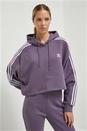 ΜΠΛΟΥΖΑ ΧΡΩΜΑ: ΜΟΒ, ΜΕ ΚΟΥΚΟΥΛΑ ADIDAS ORIGINALS