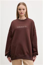 ΜΠΛΟΥΖΑ ESSENTIALS ΧΡΩΜΑ: ΚΑΦΕ, JW1018 ADIDAS ORIGINALS
