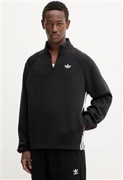 ΜΠΛΟΥΖΑ SPACER DRILL TT ΧΡΩΜΑ: ΜΑΥΡΟ, JW5958 ADIDAS ORIGINALS