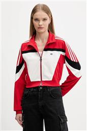ΜΠΛΟΥΖΑ TRACKTOP ΧΡΩΜΑ: ΚΟΚΚΙΝΟ, JY2387 ADIDAS ORIGINALS