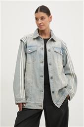 ΜΠΟΥΦΑΝ DENIM SHIRT JKT ΧΡΩΜΑ: ΜΠΛΕ, JX9209 ADIDAS ORIGINALS