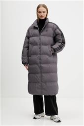 ΜΠΟΥΦΑΝ LONG PUFFER ΧΡΩΜΑ: ΜΟΒ, JX2952 ADIDAS ORIGINALS