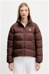 ΜΠΟΥΦΑΝ SHORT PUFFER ΧΡΩΜΑ: ΚΑΦΕ, JX2948 ADIDAS ORIGINALS