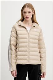 ΜΠΟΥΦΑΝ SLIM JACKET ΧΡΩΜΑ: ΜΠΕΖ, JX2940 ADIDAS ORIGINALS