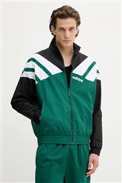 ΜΠΟΥΦΑΝ TRACK TOP ΧΡΩΜΑ: ΠΡΑΣΙΝΟ, JX3053 ADIDAS ORIGINALS