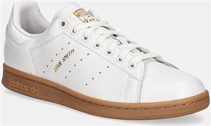 ΔΕΡΜΑΤΙΝΑ ΑΘΛΗΤΙΚΑ ΠΑΠΟΥΤΣΙΑ STAN SMITH ΧΡΩΜΑ: ΑΣΠΡΟ, ID1342 ADIDAS ORIGINALS