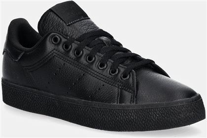 ΔΕΡΜΑΤΙΝΑ ΑΘΛΗΤΙΚΑ ΠΑΠΟΥΤΣΙΑ STAN SMITH CS ΧΡΩΜΑ: ΜΑΥΡΟ, IG9405 ADIDAS ORIGINALS