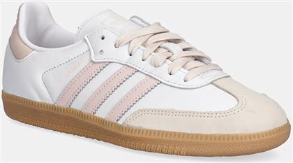 ΔΕΡΜΑΤΙΝΑ ΠΑΠΟΥΤΣΙΑ SAMBA OG ΧΡΩΜΑ: ΑΣΠΡΟ, JS1351 ADIDAS ORIGINALS