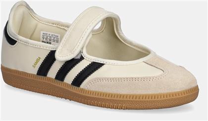 ΔΕΡΜΑΤΙΝΕΣ ΜΠΑΛΑΡΙΝΕΣ SAMBA JANE W ΧΡΩΜΑ: ΜΠΕΖ, JR7338 ADIDAS ORIGINALS