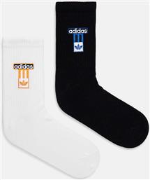 ΚΑΛΤΣΕΣ 2-PACK ΧΡΩΜΑ: ΑΣΠΡΟ, IW8521 ADIDAS ORIGINALS