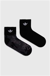 ΚΑΛΤΣΕΣ 2-PACK ΧΡΩΜΑ: ΜΑΥΡΟ, IU0186 ADIDAS ORIGINALS