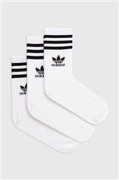 ΚΑΛΤΣΕΣ 3-PACK ΧΡΩΜΑ: ΑΣΠΡΟ ADIDAS ORIGINALS