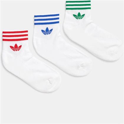 ΚΑΛΤΣΕΣ 3-PACK ΧΡΩΜΑ: ΑΣΠΡΟ, JI9489 ADIDAS ORIGINALS