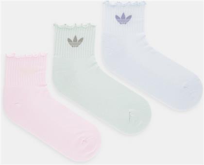 ΚΑΛΤΣΕΣ 3-PACK ΧΡΩΜΑ: ΡΟΖ, KC8728 ADIDAS ORIGINALS