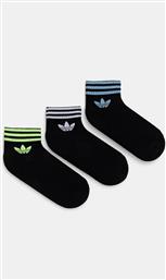 ΚΑΛΤΣΕΣ 3-STRIPES 3-PACK ΧΡΩΜΑ: ΜΑΥΡΟ, JV7440 ADIDAS ORIGINALS