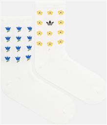 ΚΑΛΤΣΕΣ LIBERTY 2-PACK ΧΡΩΜΑ: ΑΣΠΡΟ, JV7833 ADIDAS ORIGINALS