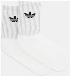 ΚΑΛΤΣΕΣ REFL CREW S 2-PACK ΧΡΩΜΑ: ΑΣΠΡΟ, JX5223 ADIDAS ORIGINALS